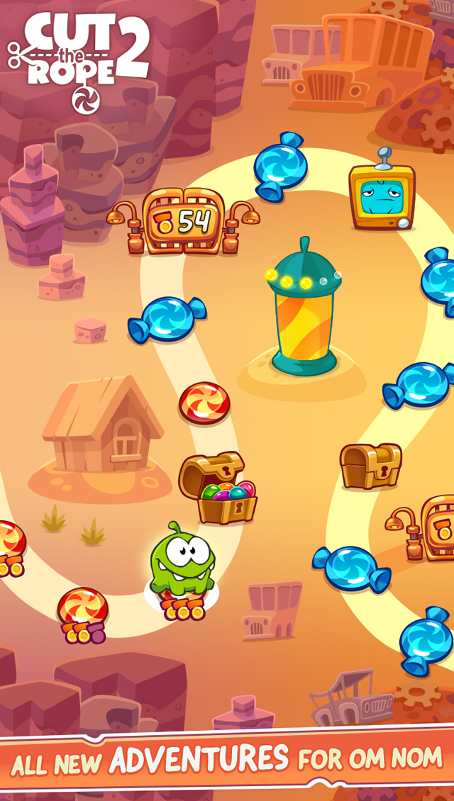 Cut the Rope 2 có mặt trên Google Play Cut the Rope 2 có mặt trên Google Play