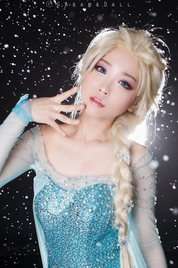 Tomia hóa thân thành nữ hoàng băng giá Elsa - Ảnh 16