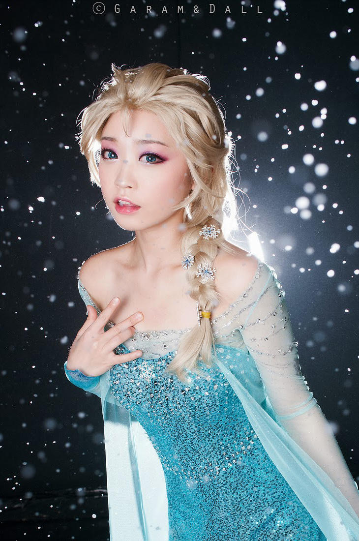 Tomia hóa thân thành nữ hoàng băng giá Elsa - Ảnh 18