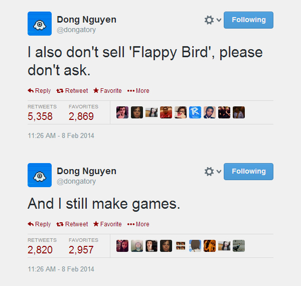 Flappy Bird đã được gỡ khỏi App Store và Google Play 2