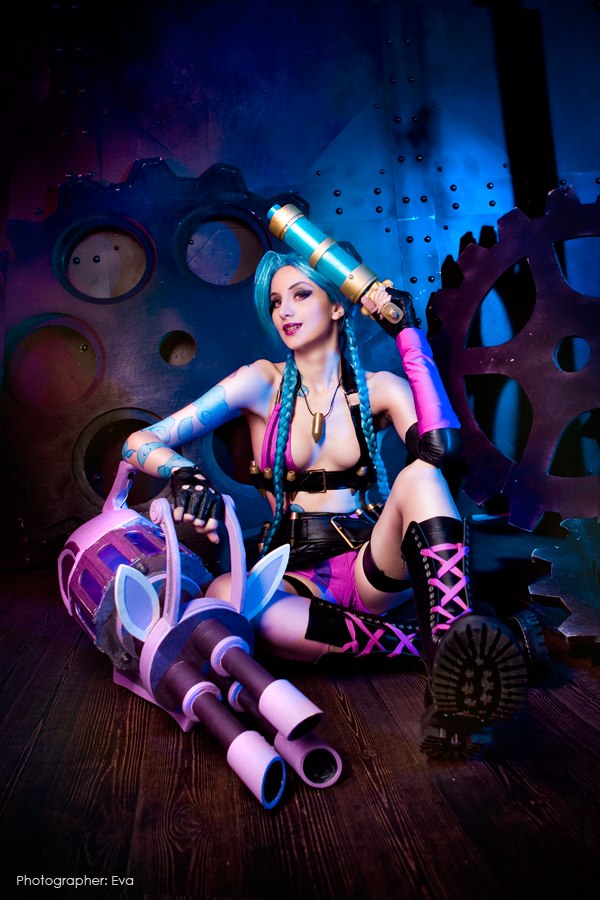 Cosplay Jinx tuyệt đẹp của cosplayer người Nga - Ảnh 4