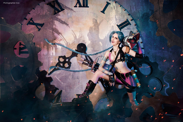 Cosplay Jinx tuyệt đẹp của cosplayer người Nga - Ảnh 13